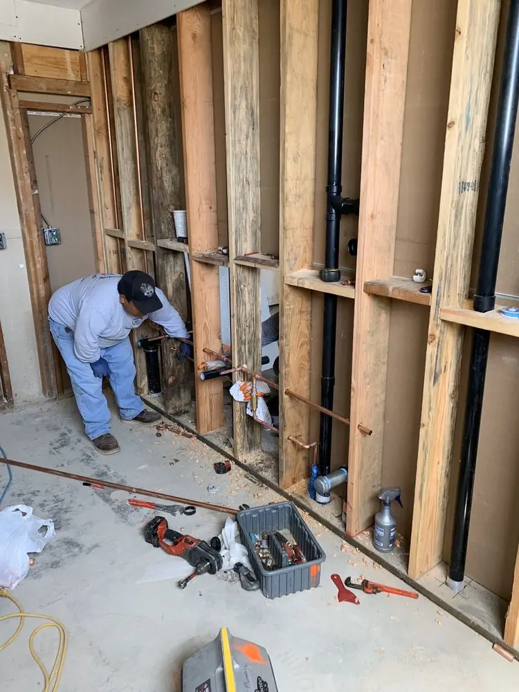 Commercial rough-in plumbing for Commercial Plumbing in Circle Pines